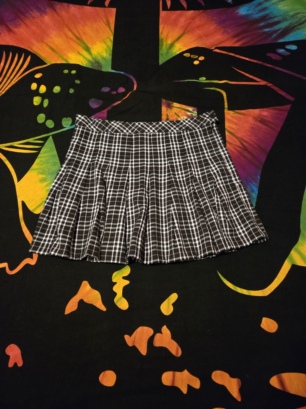 Ardene Plaid Pleated Skirt